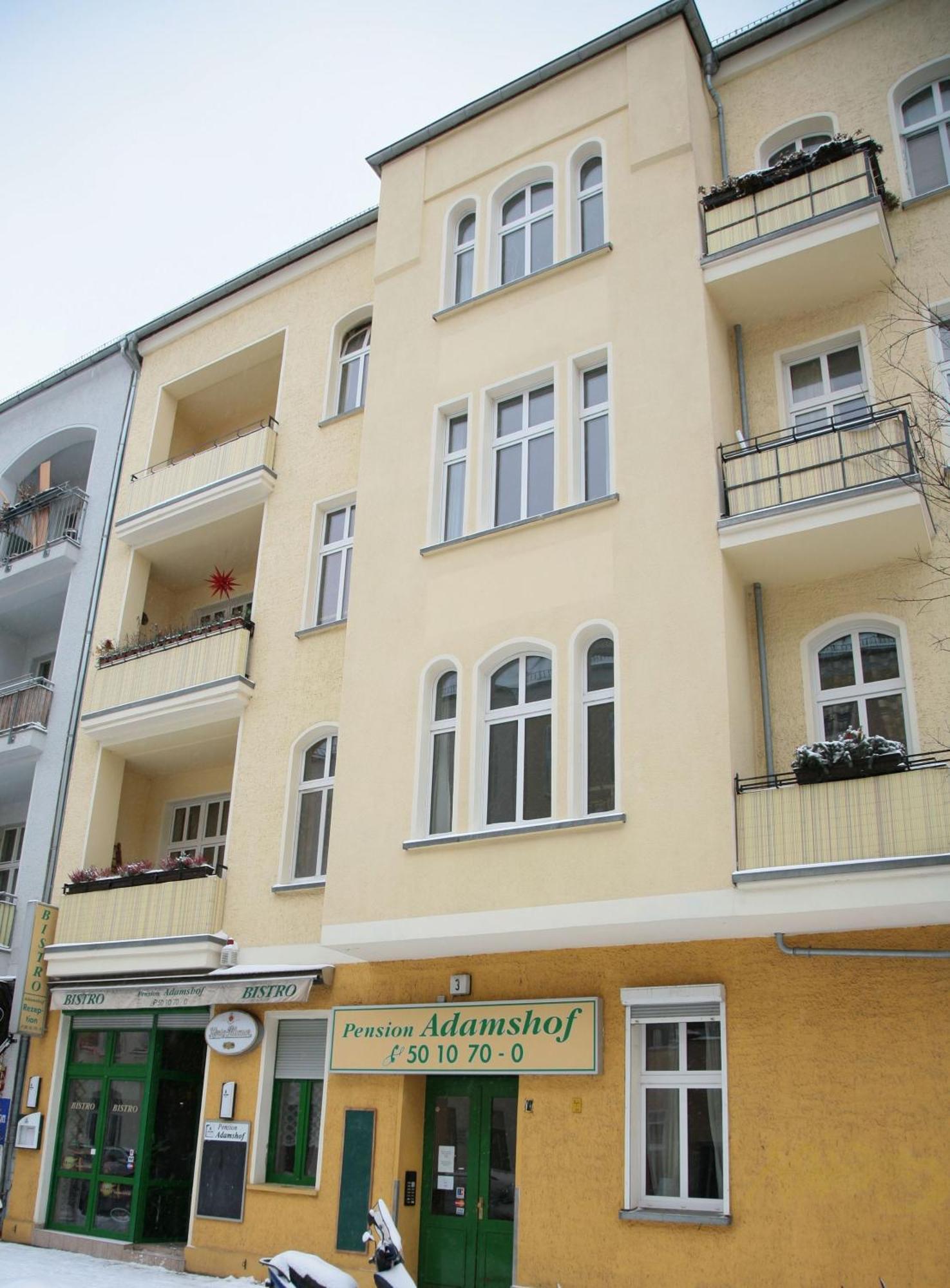 Hotel-Pension Adamshof Berlin Bagian luar foto